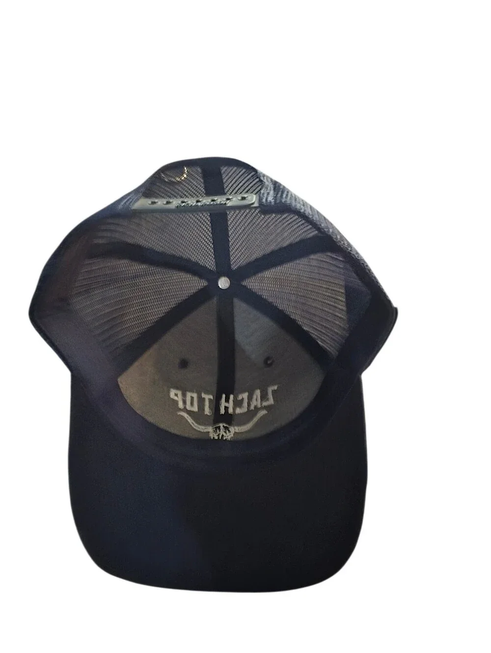 Dark Blue Zach Top Trucker Hat